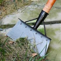 Pá Multifuncional Jardinagem Aço Inoxidável Plana Ferramenta Largura 20cm Limpeza Externa Jardim