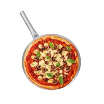Pá Para Pizza Assados e Pães Redonda em Alumínio Com 30 cm Cabo de 17 cm Reforçada - SHOPELETROLU