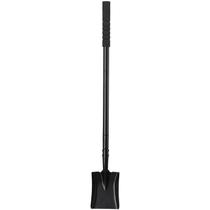 Pá quadrada Pragmatist 110 cm com alça de metal preta
