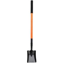 Pá quadrada Pragmatist 110 cm com cabo de metal laranja Pá quadrada Pragmatist 110 cm com cabo de metal laranja