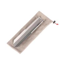 Pá Serrilhada De Titânio Leve, Ferramenta Multifuncional Para Camping Ao Ar Livre, Portátil Com