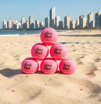 Pack 06 Bolinhas Bola De Beach Tennis Ama Sport Pink Rosa Pack 06 Bolinhas Bola De Beach Tennis Ama Sport Pink Rosa