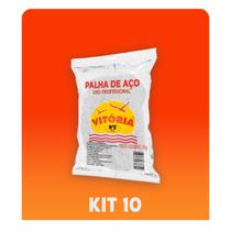 Pack 10- 15 - 25 Aco Inox Para Limpeza Pesada - Vitoria