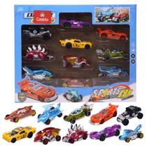 Pack 10 Carrinhos Miniatura Esportivos Die-cast 1:64 CBS0635 - Castela