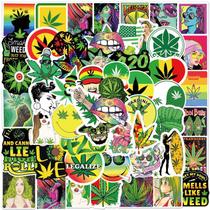 Pack 105 Adesivos Cultura Planta Verde Vinil Brilhante Personagens