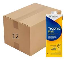 Pack 12 U Litros Trophic Basic 1 Litro . 1,2 Kcal/ml Prodiet