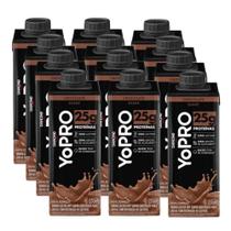 Pack 12 unidades YoPRO Bebida Láctea UHT Chocolate 25g de proteínas 250ml - YO PRO