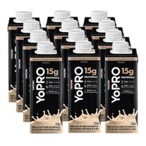 Pack 12 unidades YoPRO Bebida Láctea UHT Coco com Batata Doce 15g de proteínas 250ml - YO PRO