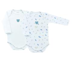 Pack 2 Bodys Manga Longa - Borboleta Ven - Mini Bear