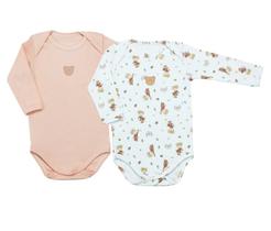 Pack 2 Bodys Manga Longa - Ratinha Paris - Mini Bear