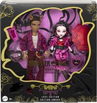 Pack 2 Boneca Monster High Draculaura e Clawd Wolf - Howliday Love Edition - Mattel