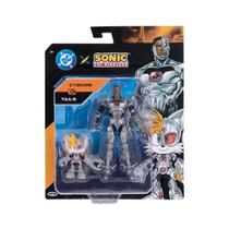 Pack 2 Bonecos Articulados Cyborg e Tails Sonic Warner Sunny Pack 2 Bonecos Articulados Cyborg e Tails Sonic Warner Sunny