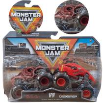 Pack 2 Carrinho Monster Jam Octonder e Crushstation Sunny