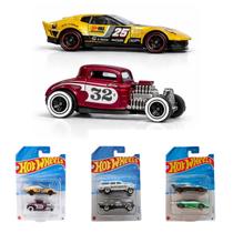 Pack 2 Carrinhos em Miniatura Coleção Hot Wheels de Metal