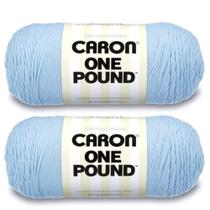 Pack 2 de Hilo Caron One Pound 908g Acrílico Grosor Medio Pack 2 de Hilo Caron One Pound 908g Acrílico Grosor Medio