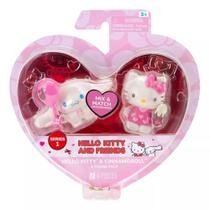 Pack 2 figuras dia dos namorados hello kitty and friends - sortido