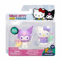 Pack 2 Figuras Kuromi & Hello Kitty Terra dos Sonhos Sunny - 3870