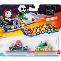 Pack 2 Hot Wheels - Sally e Jack Skellington - Racerverse - HRT91