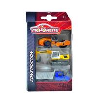 Pack 2 Miniatura Com 3 Peças Construção 1/64 M2 - Majorette