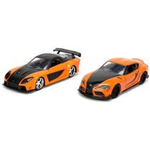 Pack 2 Miniaturas - 1:32 - Han's Mazda RX-7 & Toyota GR Supra - Jada Toys 32910