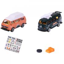 Pack 2 Miniaturas - 1:64 - Set Adventure - Volkswagen The Originals - Majorette