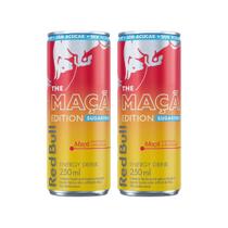 Pack 2 Red Bull Energético Maçã Edition S/ Açúcar 250ml Pack 2 Red Bull Energético Maçã Edition S/ Açúcar 250ml