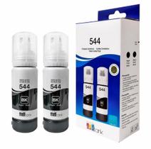 PACK 2 REFIL TINTA BLACK ORIGINAL (lacrada) COMPATIVEL PARA T544 L3110 L3250 L3150 L3210 PACK 2 REFIL TINTA BLACK ORIGINAL (lacrada) COMPATIVEL PARA T544 L3110 L3250 L3150 L3210
