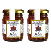 Pack 2 un Filé de anchova Melilla vidro 90g