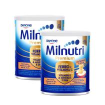 Pack 2 Unidades Composto Lácteo Milnutri Premium Vitamina de Frutas 760g