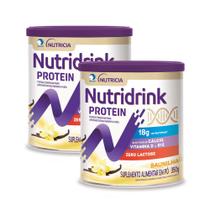 Pack 2 Unidades Suplemento Alimentar Nutridrink Protein em Pó Baunilha 350g
