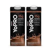 Pack 2 unidades YoPRO Bebida Láctea UHT Chocolate 15g de proteínas 1L - YO PRO