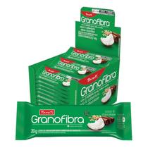 Pack 24 unidades Barra de Cereal Parati GranoFibra Coco e Chocolate 20g - Display com 24x20g