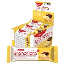Pack 24 unidades Barra de Cereal Parati GranoFibra Light Banana e Chocolate 20g - Display com 24x20g