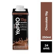 Pack 24 unidades YoPRO Bebida Láctea UHT Chocolate 15g de proteínas 250ml