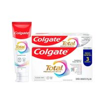 Pack 3 Creme Dental Colgate Total 12 Whitening 90g