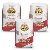 Pack 3 Farinhas 00 Italiana Caputo PIZZERIA 1kg Pack 3 Farinhas 00 Italiana Caputo PIZZERIA 1kg
