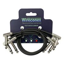 Pack 3 flat patch wireconex wfc12 plug ts cachimbo 30,48cm