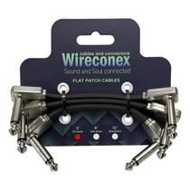 Pack 3 flat patch wireconex wfc3 c/ plug ts cachimbo 7,62cm