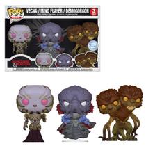 Pack 3 Funko Dungeous & Dragons Vecna/Demogorgon/Mind Flayer