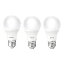 Pack 3 Lâmpadas Led Avant A60 7W Bivolt E27 Luz 6500K