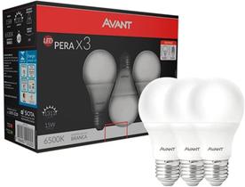 Pack 3 Led Bulbo 15W 6500K Biv 1300Lm Avant