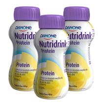 Pack 3 Nutridrink Protein Baunilha 200ml - DANONE
