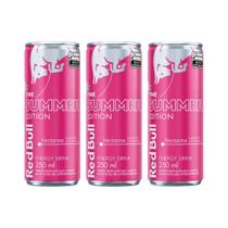 Pack 3 Red Bull Energético Summer Nectarina S/ Açúcar 250ml