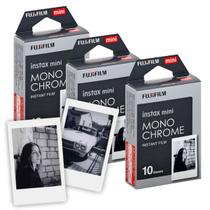 Pack 30 Filmes Instax Mini Monochrome Preto E Branco Para Mini 11, Mini 9, Mini Link - Optisom