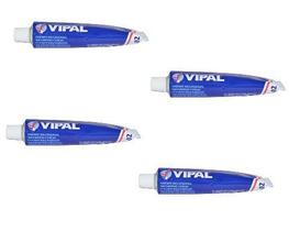 Pack 4 Cola Bisnaga Vipal Bv 02 Cimento Vulcanizante 18g