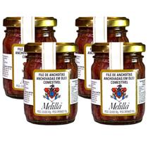 Pack 4 un Filé de anchova Melilla vidro 90g