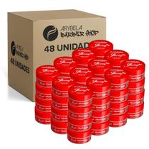 Pack 48 un - creme modelador supreme - efeito teia 150g - jhony barber