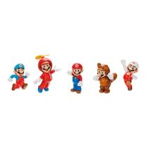 Pack 5 Bonecos Coleção Transformações Do Mario - Sunny
