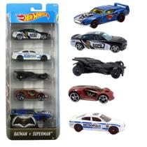 PACK 5 Carrinhos Hot Wheels BATMAN DC Temático 1:64 1MAGNUS DJD23
