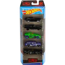 PACK 5 Carrinhos Hot Wheels BATMAN DC Temático 1:64 1MAGNUS HFV88